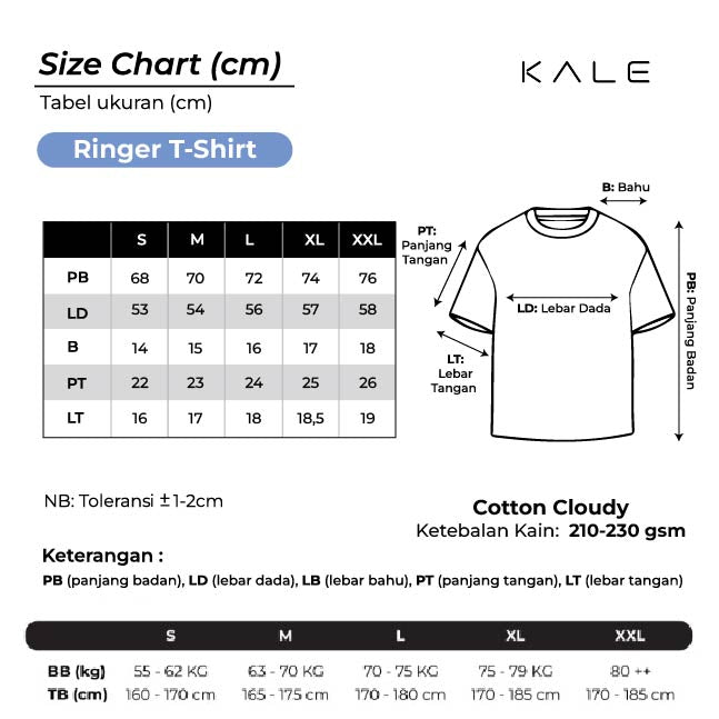 T-Shirt RINGER Navy