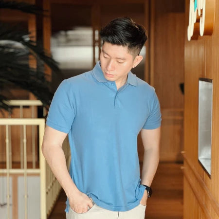 Polo Shirt PARK BLUE SERIES